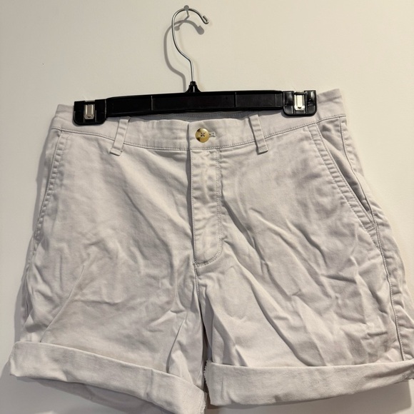 Urban Outfitters | Women size 29 off white high waisted 98% cotton Shorts - Picture 2 of 7